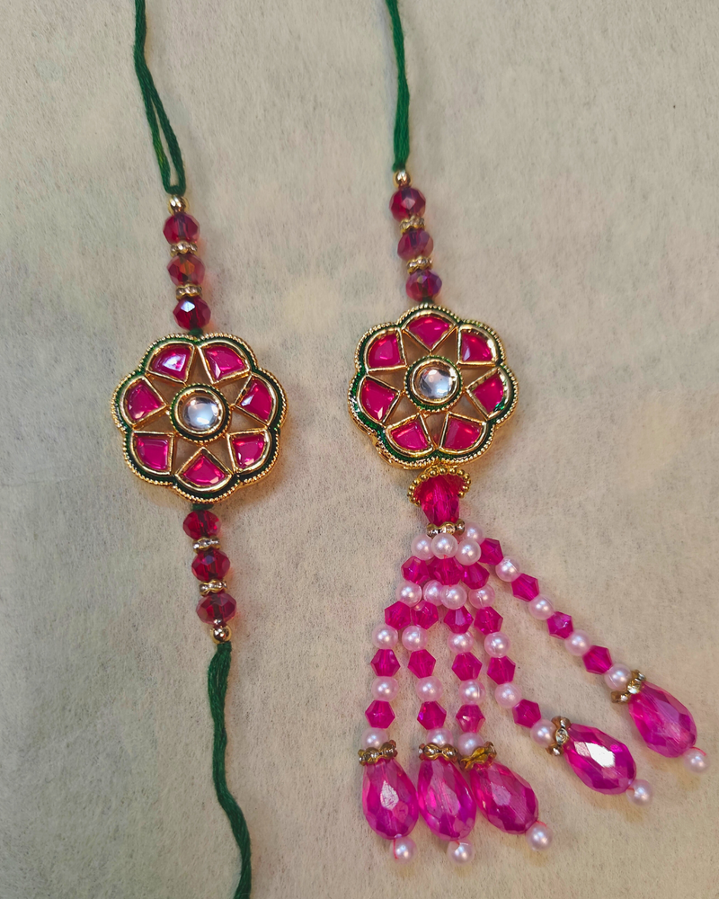 Pink Bhaiya Bhabhi Rakhi