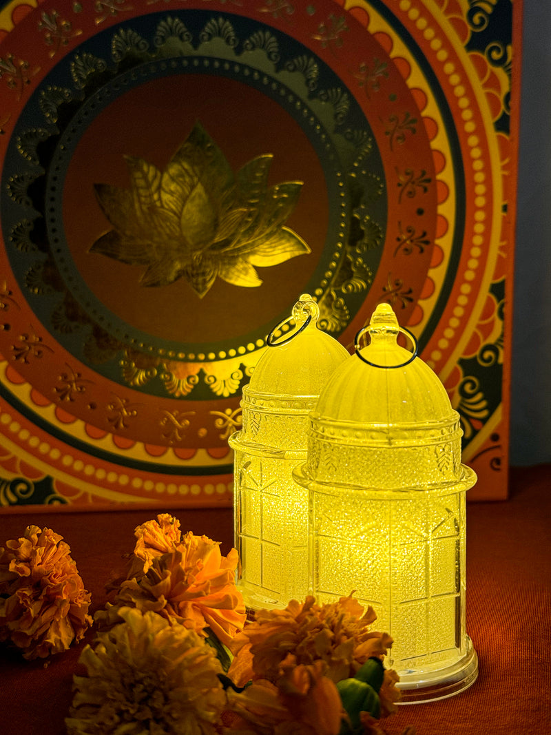 Diwali Gift Hamper ~ Lantern & Rangoli colours