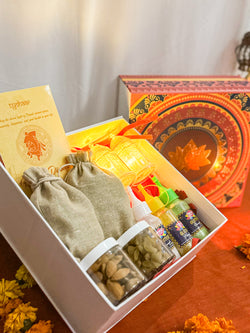 Diwali Gift Hamper ~ Lantern & Rangoli colours