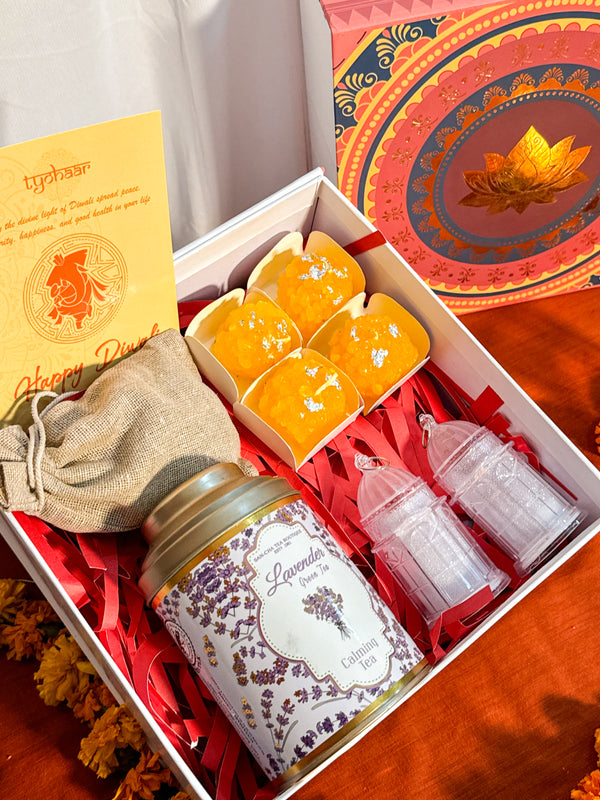 Diwali Gift Hamper Laddoo - Green Tea