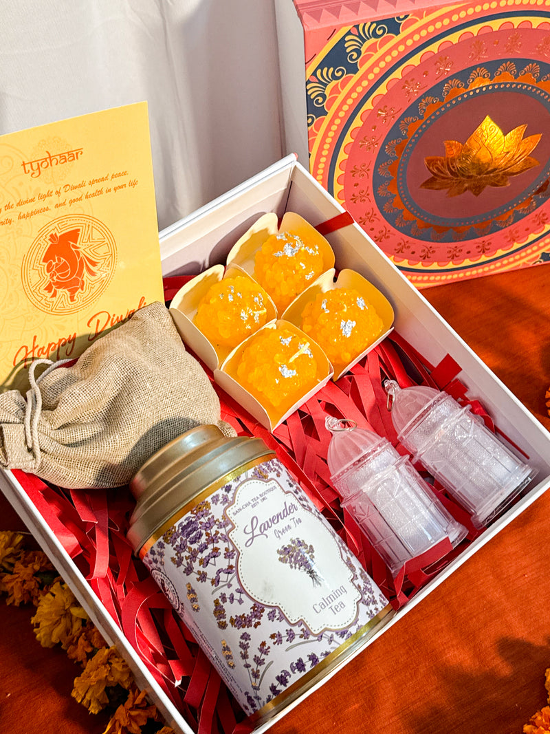 Diwali Gift Hamper Laddoo - Green Tea