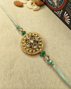 Symmetrical Pastel Blue Rakhi